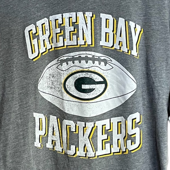 Green Bay Packers Graphic Ladies Tee Sz M - Picture 2 of 4